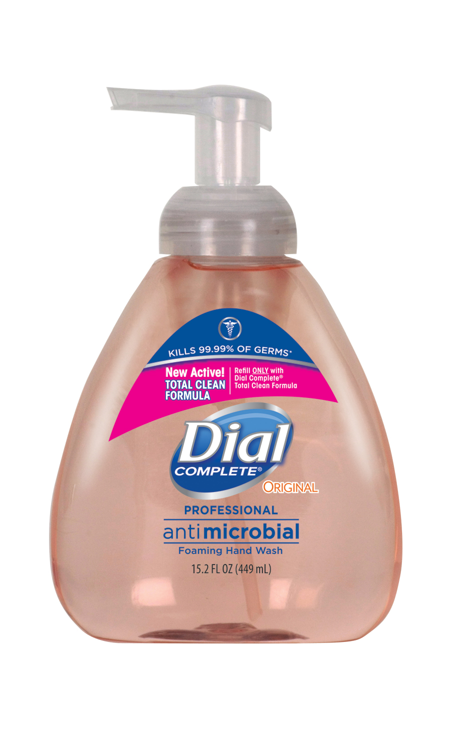 Soap Foam Hand Tabletop Pump Professional 15.2 OZ. (1/EA 4/CS) by Dial Corporation  ID 98606